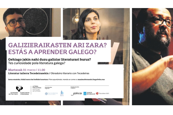Obradoiro literario con Tecedeiras