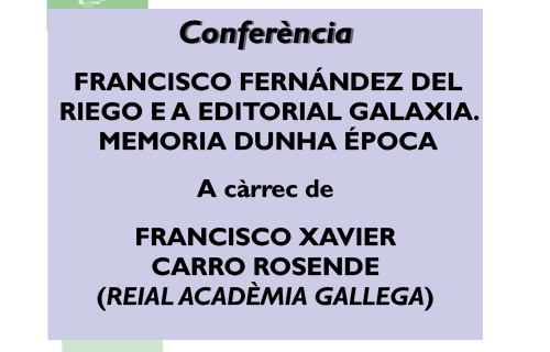 Conferencia de Francisco Xavier Carro Rosende
