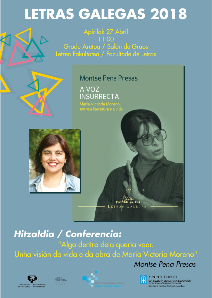Conferencia de Montse Pena Presas na UPV/EHU