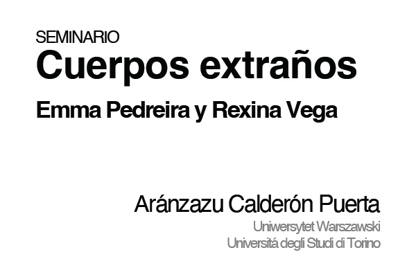 Seminario 'Corpos estraños'