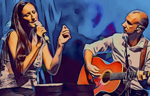 Concerto de Rosa Cedrón e Emilio Rúa en Malpica de Bergantiños