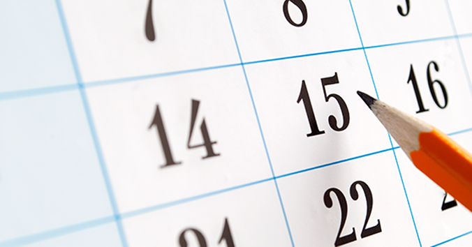 Imaxe Datas sinaladas