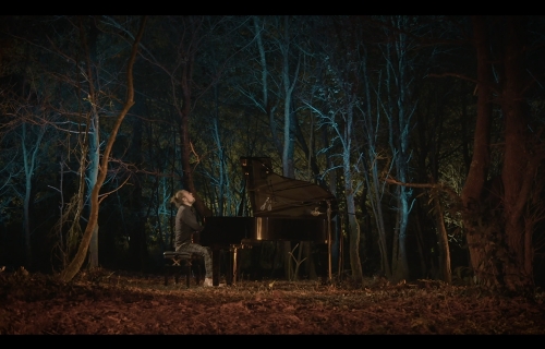 Abe Rábade. Piano solo entre árbores. Miraxe Sociedade Cooperativa Galega