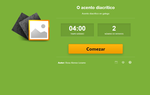 Xogo do acento diacrítico