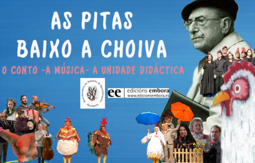 Imaxe As pitas baixo a choiva (conto, música, UD)