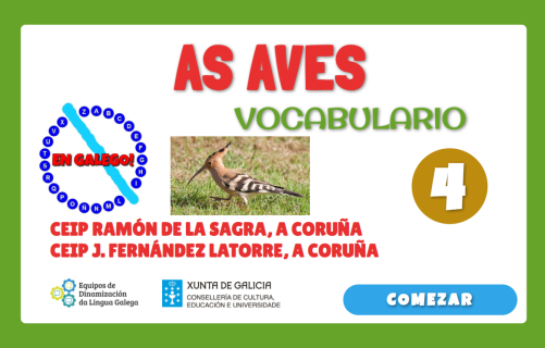 As aves / Peixes e mariscos / Os animais / As froitas