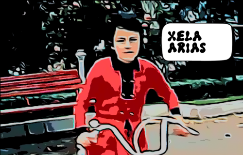 Banda deseñada a partir de fotografías con letras de Xela Arias