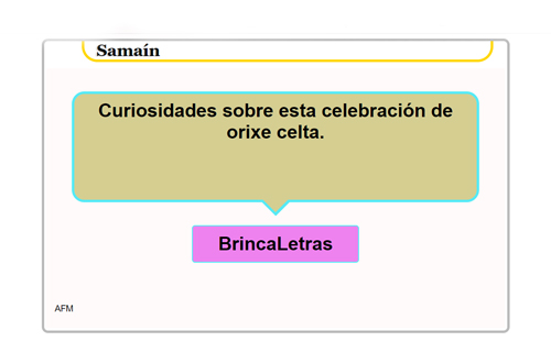 Brincaletras do Samaín