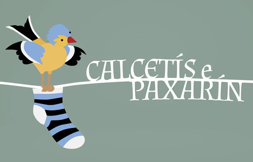 Calcetís e paxarín. Zumalab