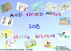 Imaxe Calendario Letras Galegas 2018, María Victoria Moreno