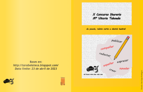 X Concurso Literario Mª Vitoria Taboada de Poesía, Relato Curto e <em>Sketch</em> Teatral