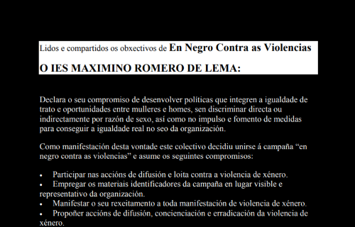 En negro contra as violencias