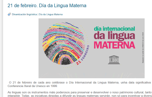 Día da Lingua Materna