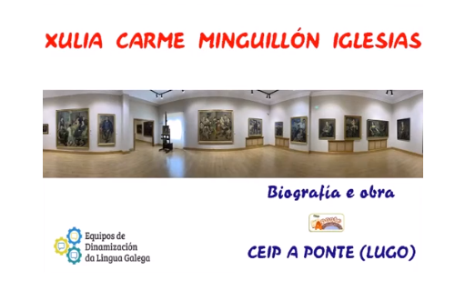 Achegámonos á figura da pintora lucense Xulia Minguillón