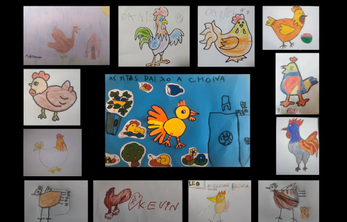 Imaxe Adaptación de <em>As pitas baixo a choiva</em>