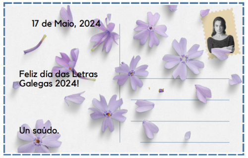 Imaxe As Letras Galegas e Luísa Villalta na nosa escola