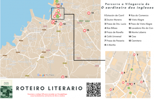 Guía roteiro do libro <em>O xardineiro dos ingleses</em> por Vilagarcía
