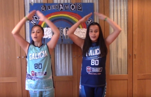 Canción Sé valente, queda na casa