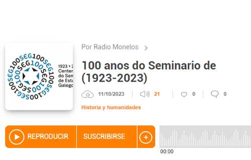 100 anos do Seminario de Estudos Galegos (1923 - 2023)