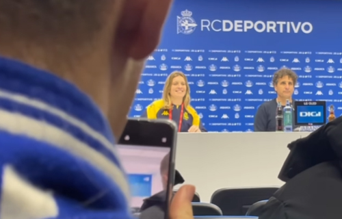 Aquí tamén se fala, en Riazor