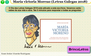 Imaxe Brincaletras María Vitoria Moreno