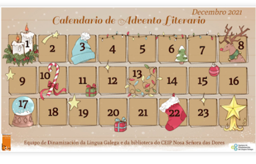 Calendario literario de advento