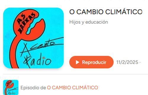 Varios pódcast sobre o cambio climático