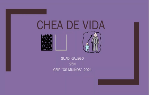 Chea de vida (versión en pictogramas e lingua de signos)