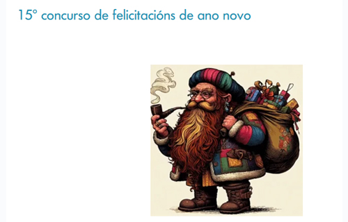 XV Concurso de Felicitacións de Ano Novo