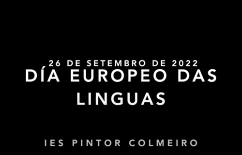 Día Europeo das Linguas no IES Pintor Colmeiro