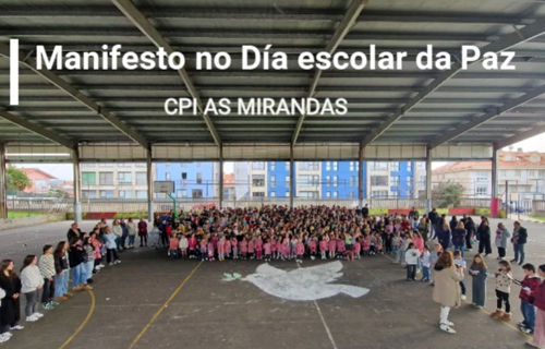 Día Escolar da Non Violencia e a Paz (podcast e manifesto)