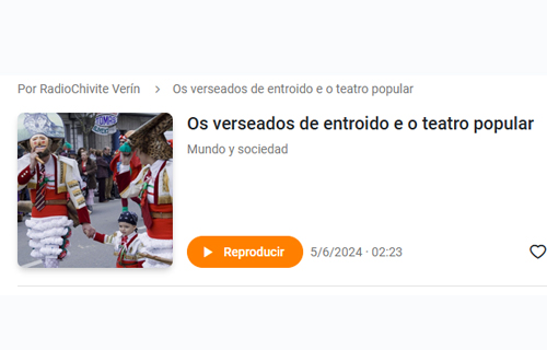 Os verseados de entroido e o teatro popular 