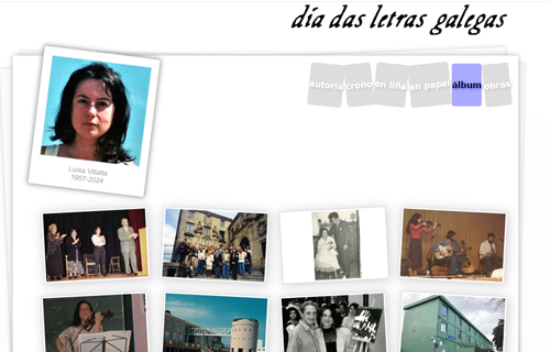Imaxe Letras Galegas 2024. Luísa Villalta Gómez