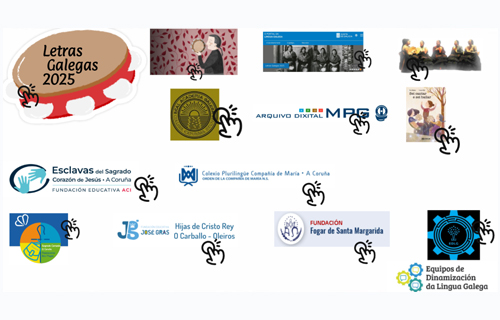 Imaxe Letras Galegas 2025 nas Escolas Católicas da Coruña