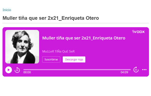 Muller tiña que ser (Enriqueta Otero)