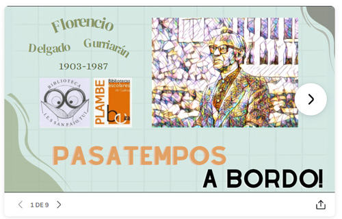 Imaxe Pasatempos de Florencio Delgado Gurriarán