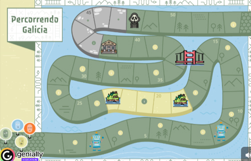 Percorrendo Galicia (xogo interactivo)