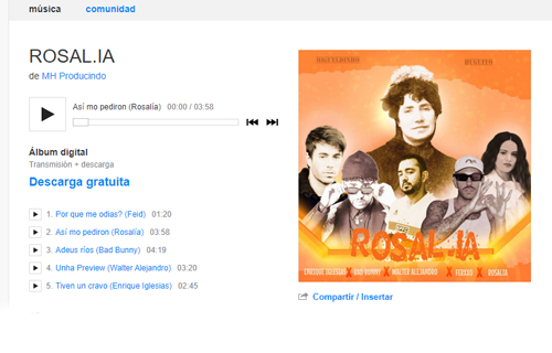 Os poemas de Rosalía cantados pola intelixencia artificial