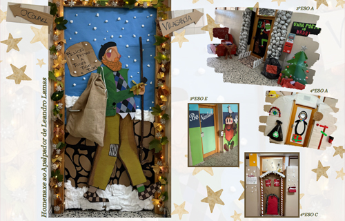 Postal, calendario e panxoliña 