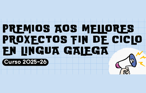 Premios aos mellores proxectos de fin de ciclo en galego