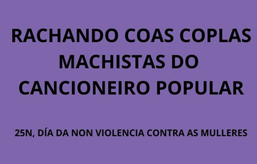 Imaxe Rachando coas coplas machistas do cancioneiro tradicional