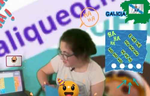 Como se escribe a risa?