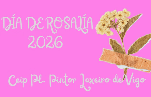 O CEIP Pintor Laxeiro con Rosalía