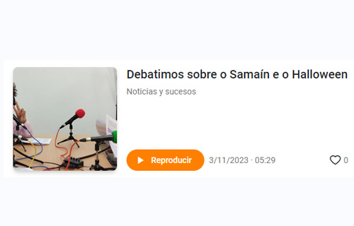 Debate: Samaín/Halloween