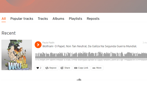 Podcasts de libros sobre o volframio en Galicia