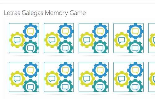 Imaxe Xogo de memoria das Letras Galegas