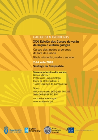 XXXI edición dos Cursos de lingua e cultura galegas <em>Galego sen fronteiras</em>