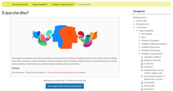 Curso Celga 3 en liña