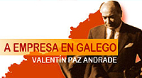 Imaxe  Valentín Paz-Andrade. Empresa en galego