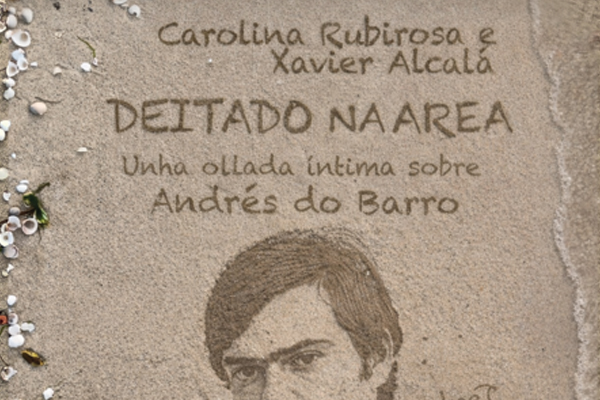 Deitado na area